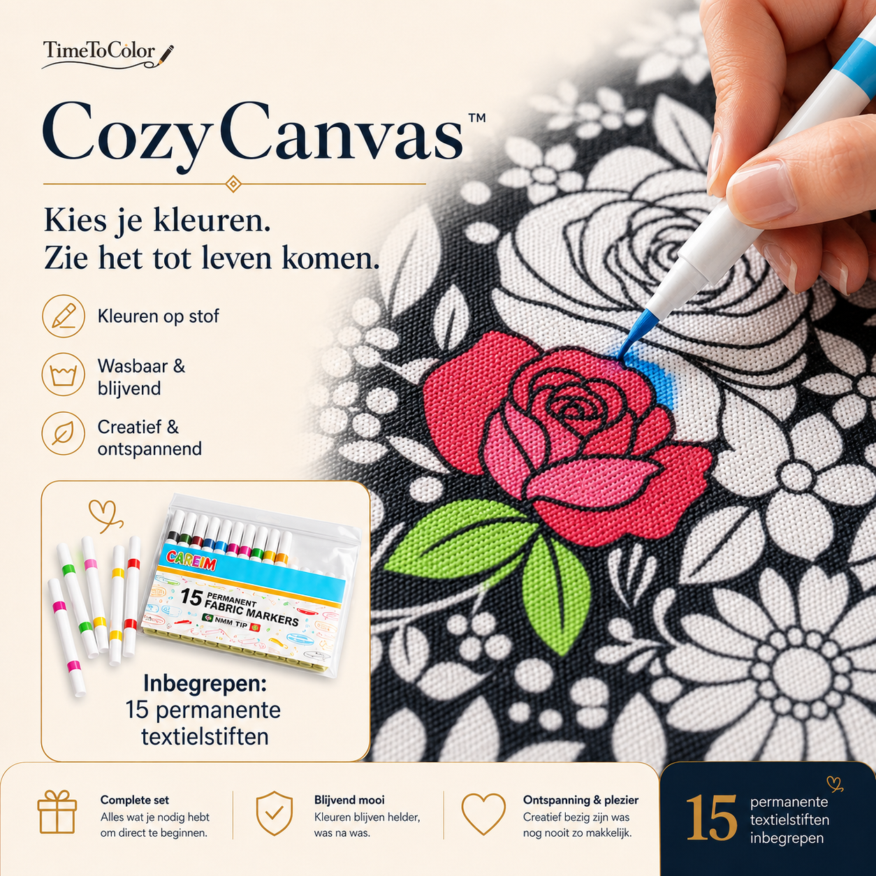 CozyCanvas™ - Kleur je eigen unieke deken