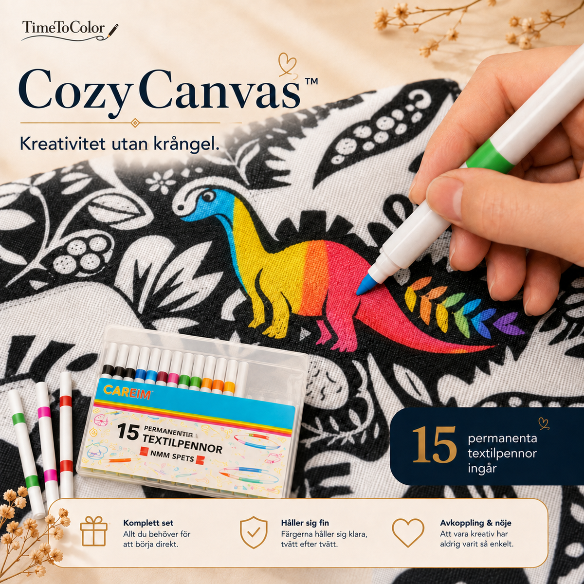 CozyCanvas™ - Färglägg din egen unika filt