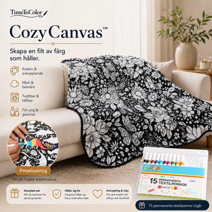 CozyCanvas™ - Färglägg din egen unika filt