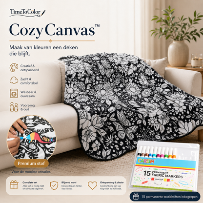 CozyCanvas™ - Kleur je eigen unieke deken