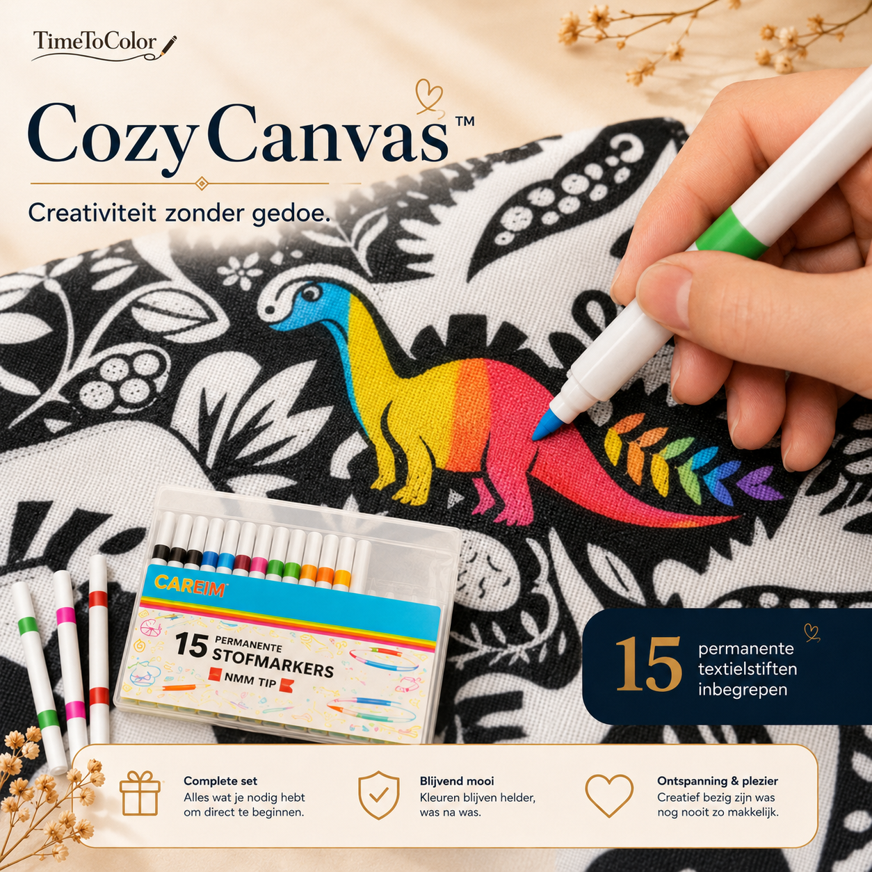 CozyCanvas™ - Kleur je eigen unieke deken
