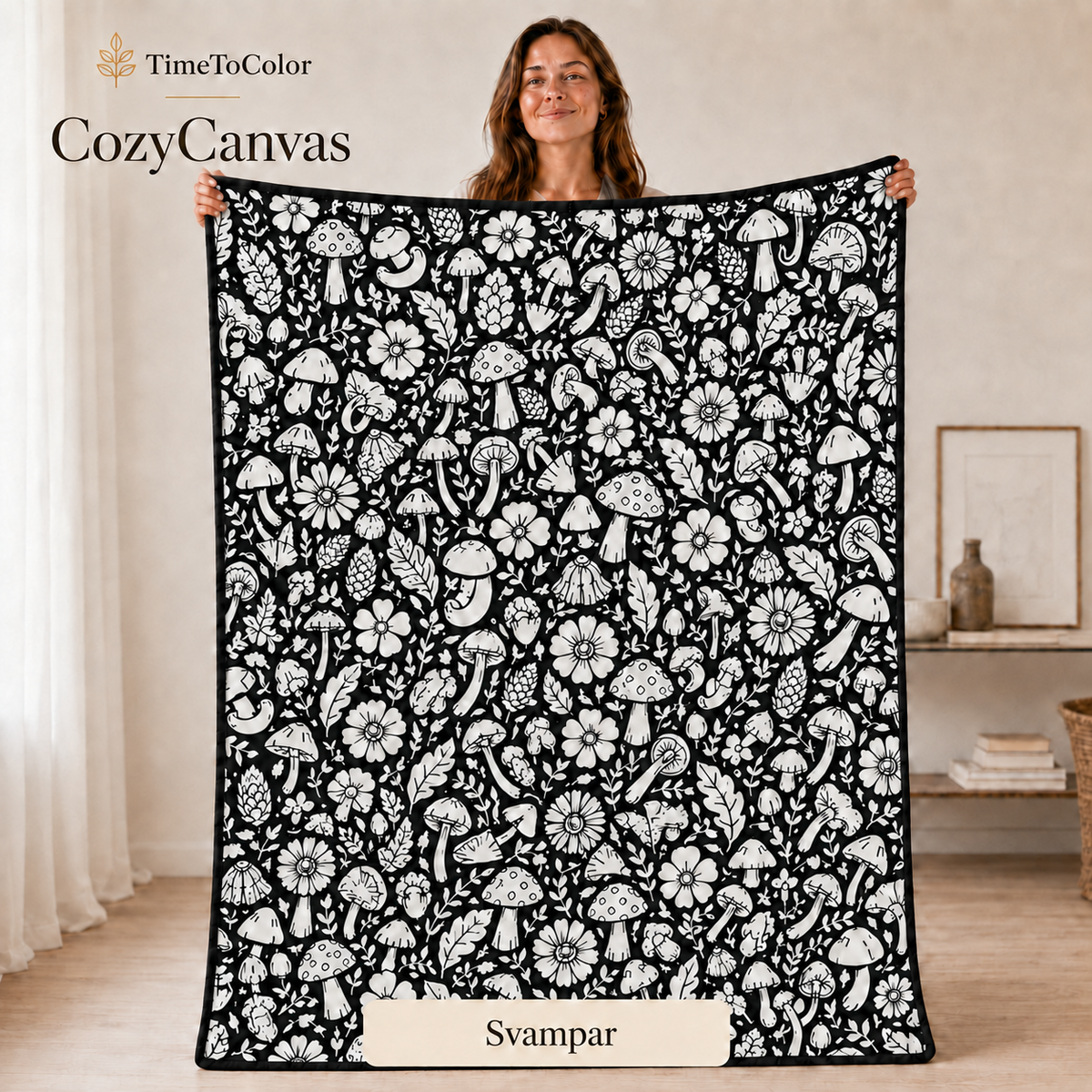 CozyCanvas™ - Färglägg din egen unika filt