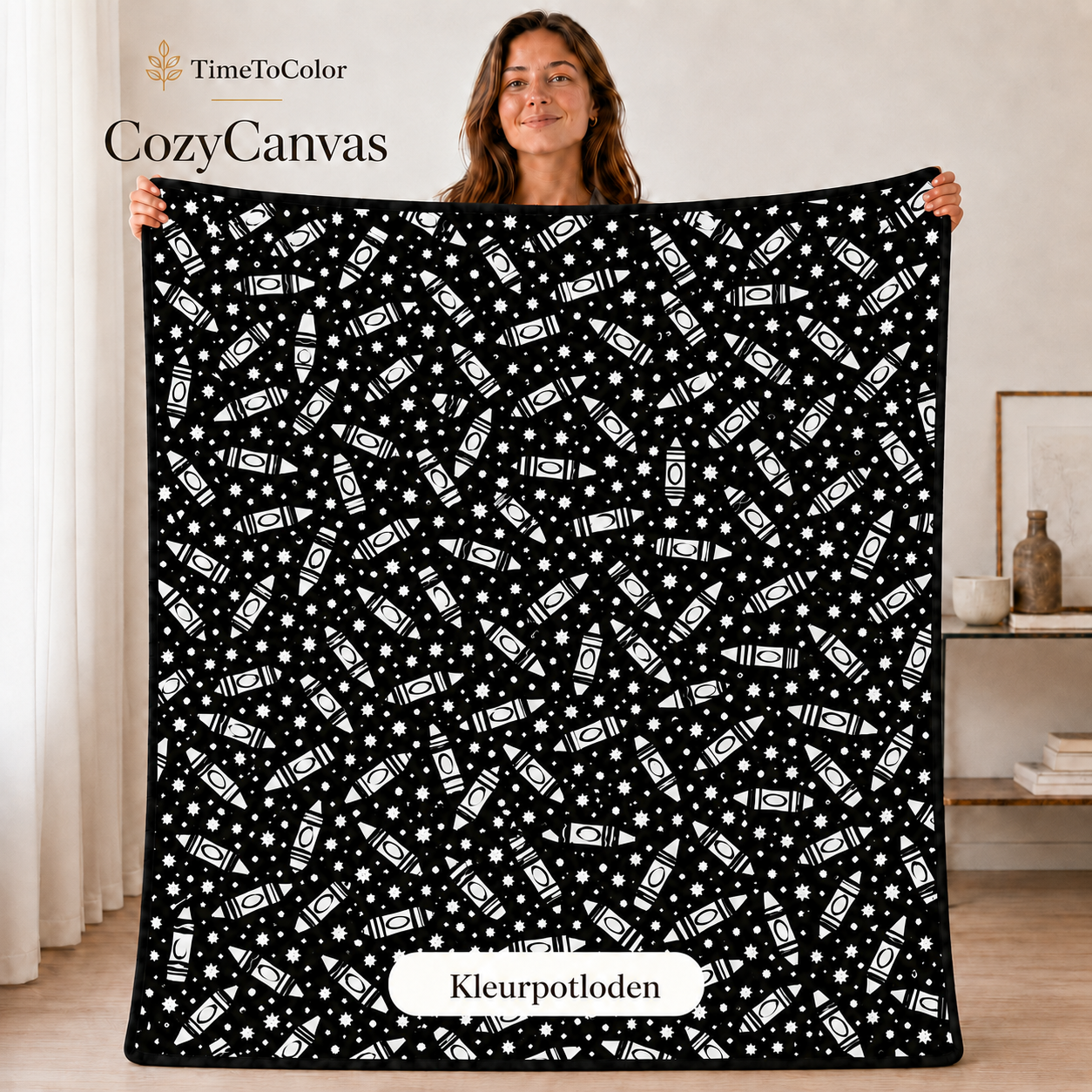 CozyCanvas™ - Kleur je eigen unieke deken