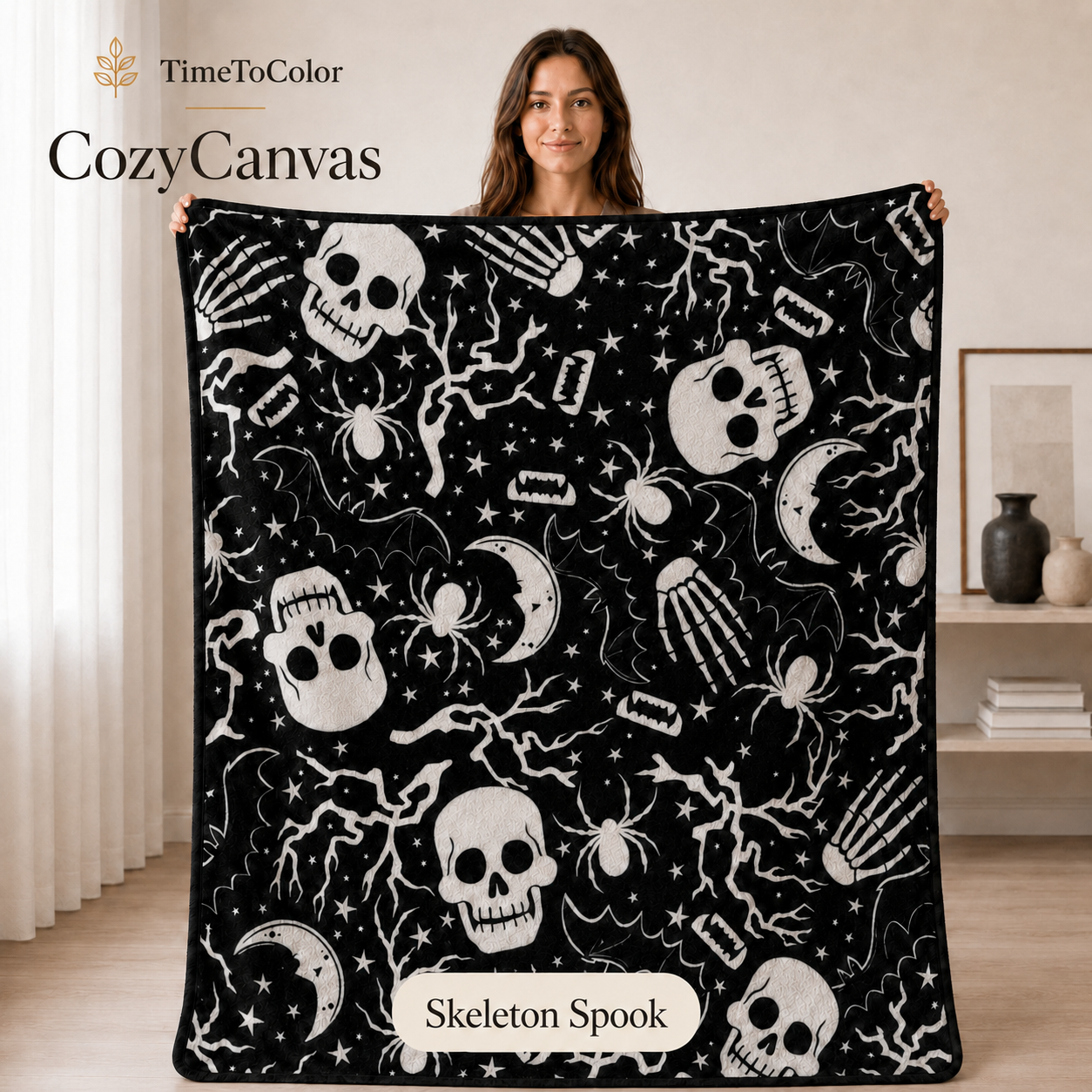 CozyCanvas™ - Kleur je eigen unieke deken
